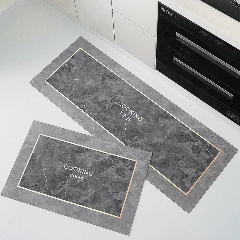 SET DE 2 ALFOMBRAS DE COCINA ABSORBENTES