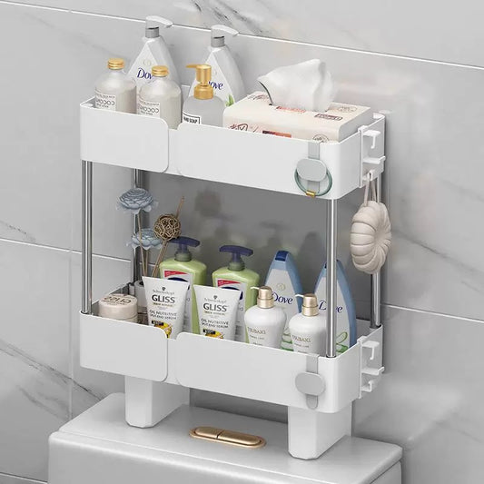 ESTANTE ORGANIZADOR DE BAÑO DE 2 NIVELES