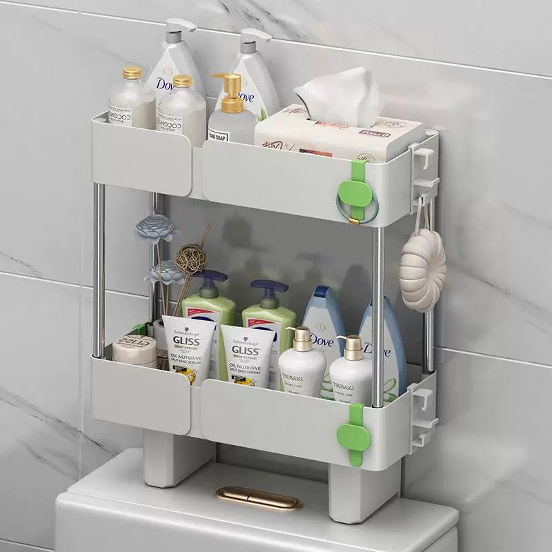ESTANTE ORGANIZADOR DE BAÑO DE 2 NIVELES