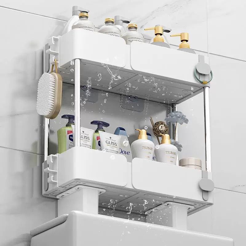 ESTANTE ORGANIZADOR DE BAÑO DE 2 NIVELES