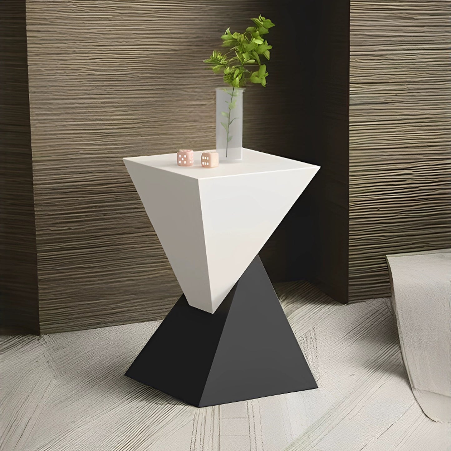 MESA ELEGANTE DE TRIANGULOS MODERNA
