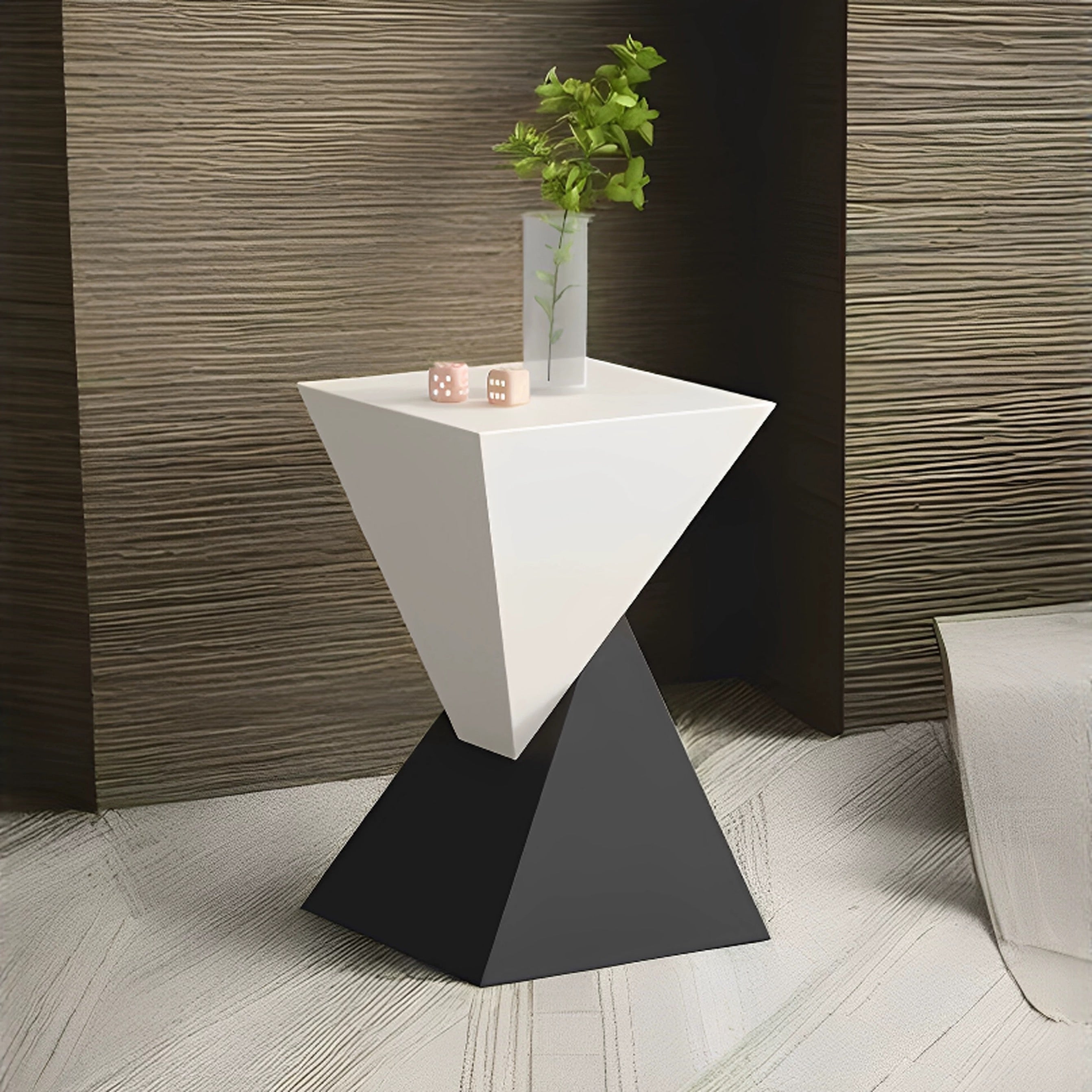 MESA ELEGANTE DE TRIANGULOS MODERNA