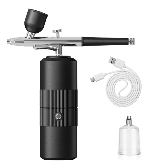 KIT AERÓGRAFO 3 EN 1 MAQUILLAJE, UÑAS Y ARTE MANUAL