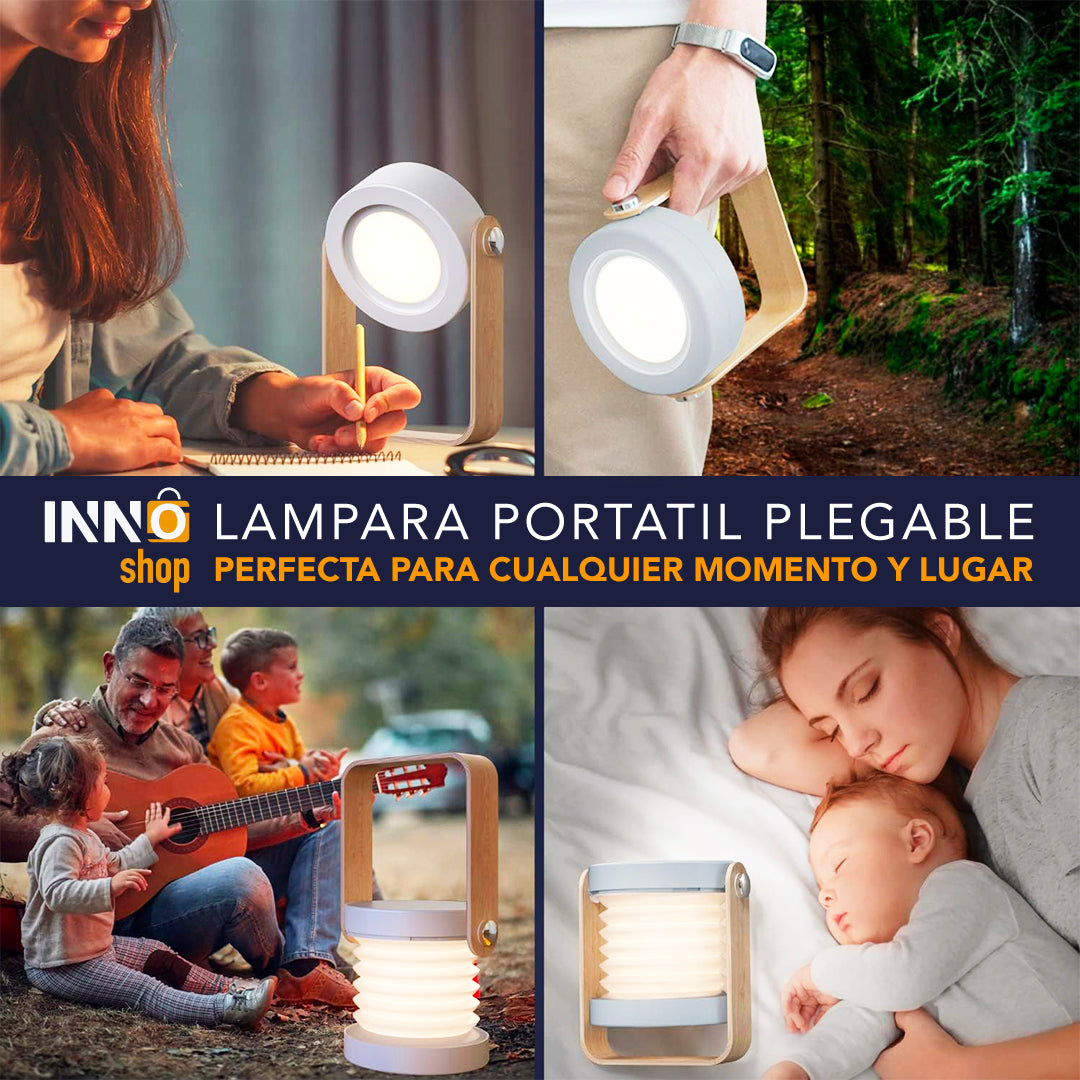LÁMPARA PORTÁTIL PLEGABLE