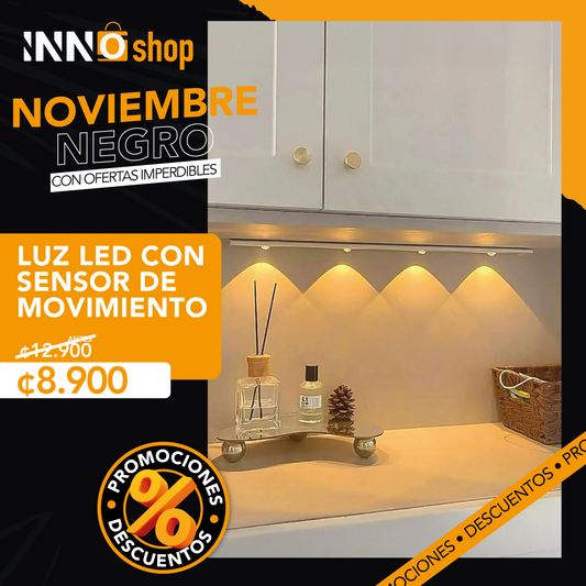 LUZ LED DE ANGULO CON SENSOR DE MOVIMIENTO -OFERTA DE NOVIEMBRE