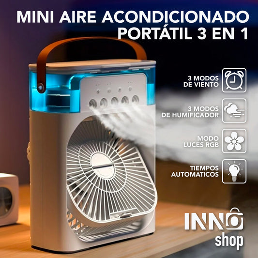 MINI AIRE ACONDICIONADO PORTÁTIL 3 EN 1