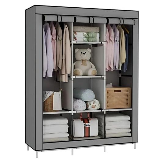 CLOSET ORGANIZADOR  DE TELA ARMABLE GRANDE 1,70CM X 170CM
