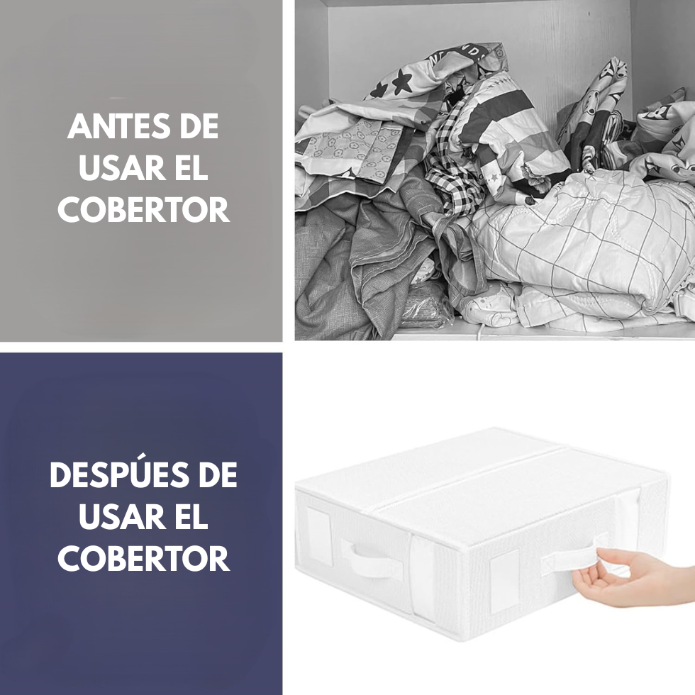 COBERTOR Y ORGANIZADOR DE EDREDONES