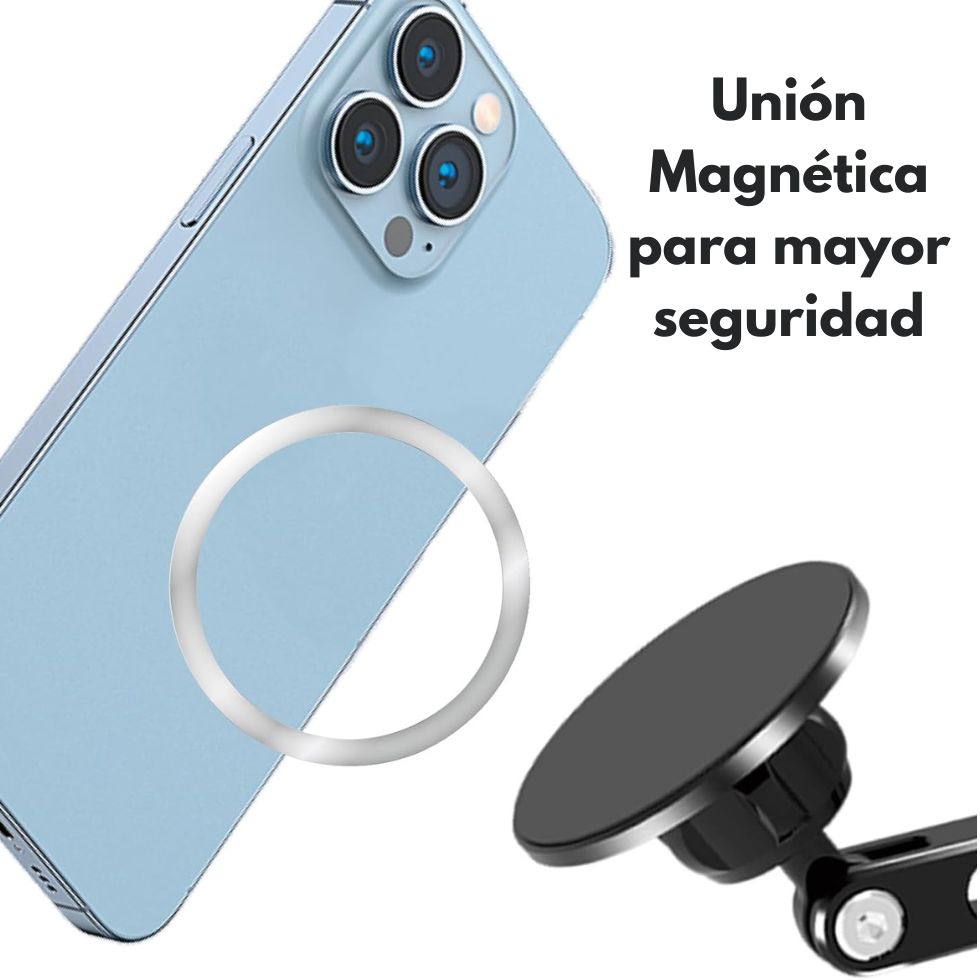 SOPORTE PARA TELEFONOS Y TABLETS MAGNÉTICO 360°