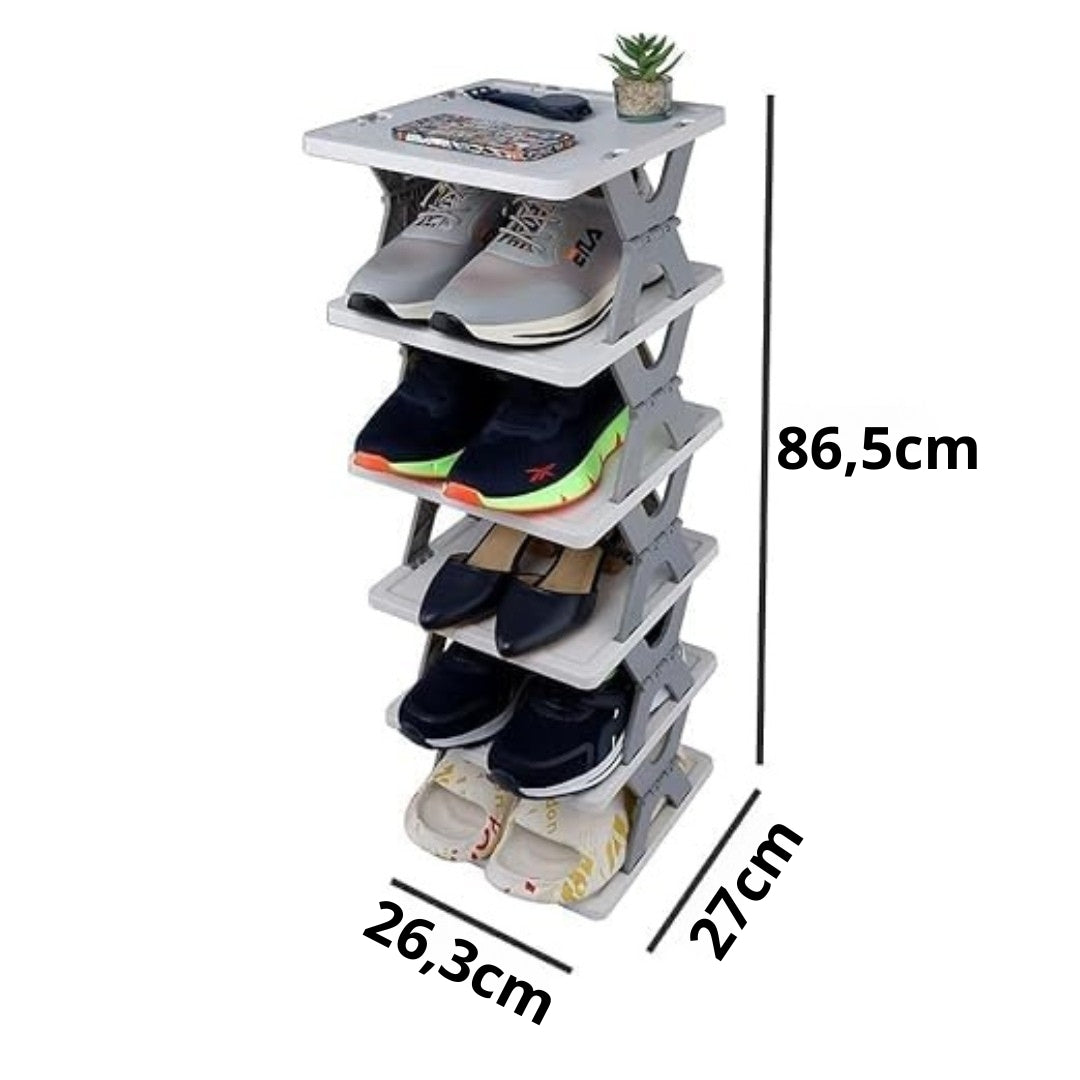 ZAPATERA PLEGABLE DE 6 NIVELES
