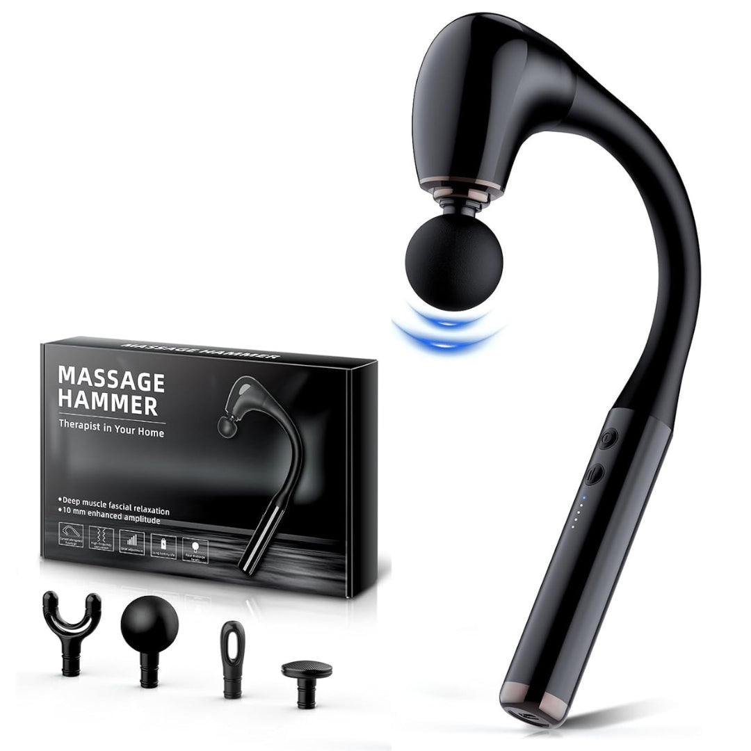 PISTOLA DE MASAJE MUSCULAR CON EXTENSIÓN