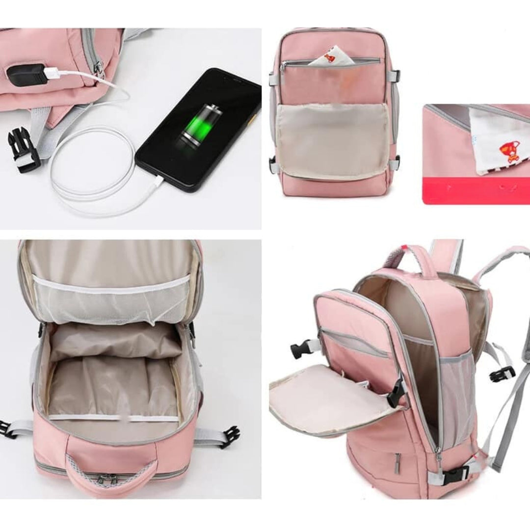 MOCHILA DE VIAJE CON PUERTO USB