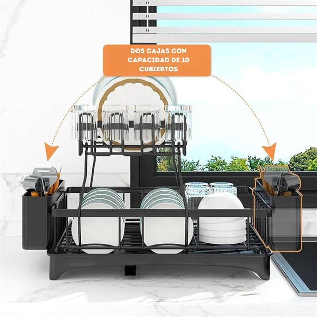 ESCURRIDOR DE PLATOS Y VASOS 42CM MODELO 2024