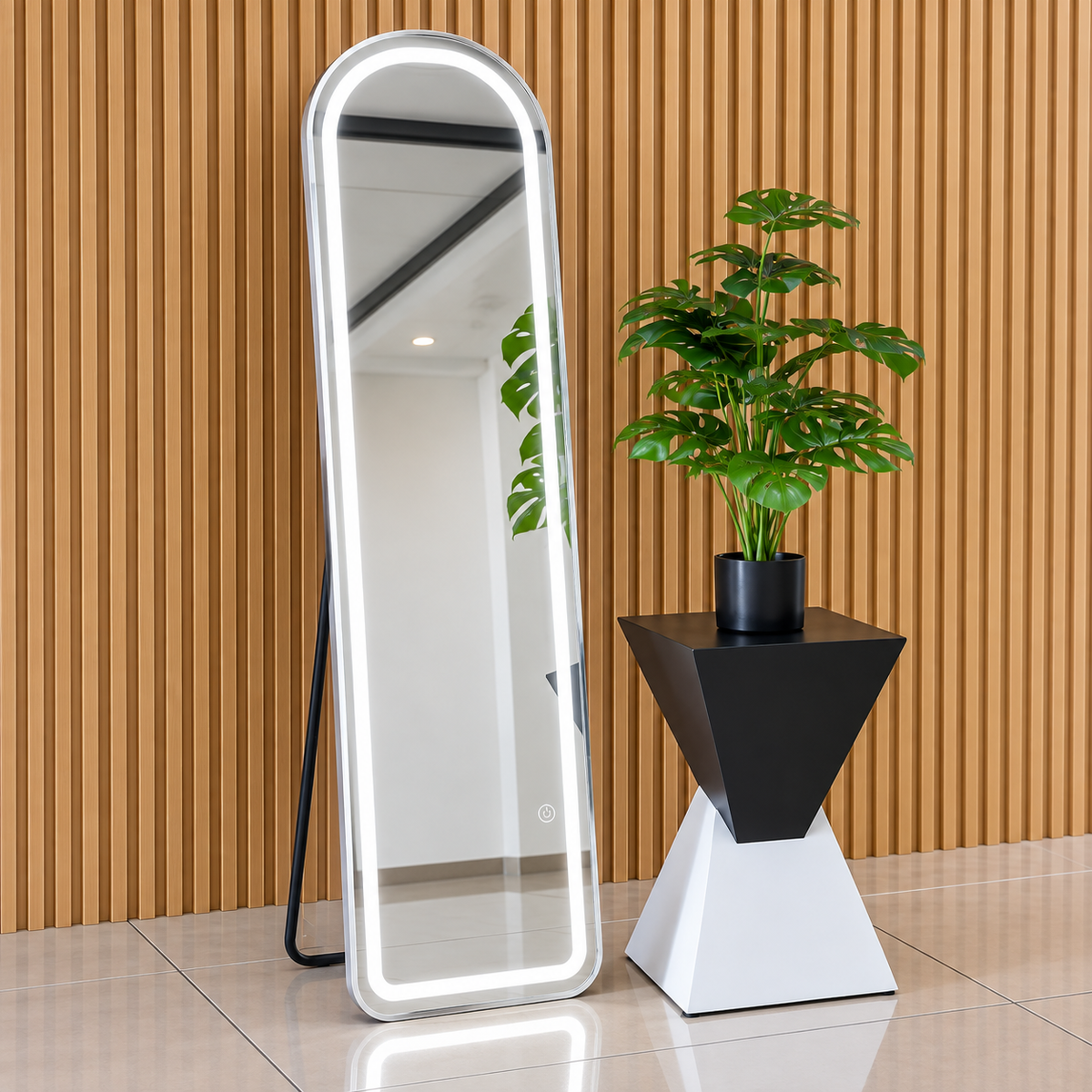 ESPEJO DE CUERPO CON LUZ LED