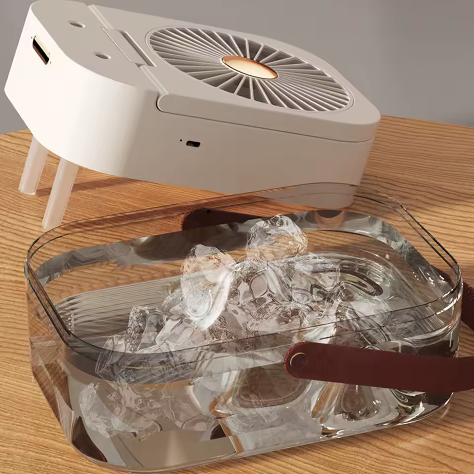 ABANICO CON DIFUSOR PORTÁTIL E INALÁMBRICO