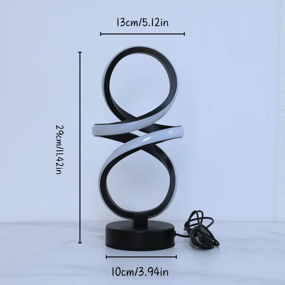 LAMPARA MODERNA CON DISEÑO ABSTRACTO