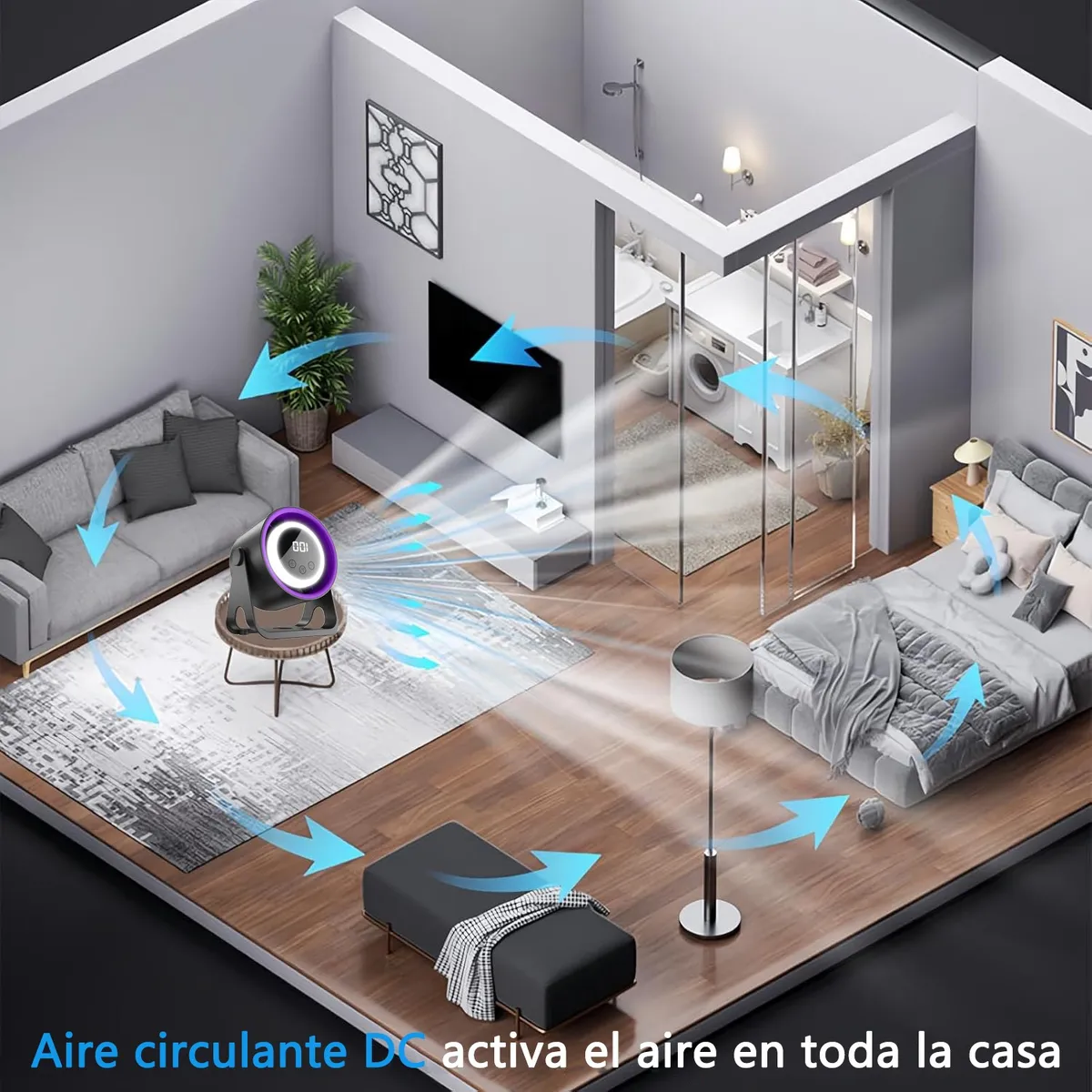 VENTILADOR DE ESCRITORIO PORTATIL
