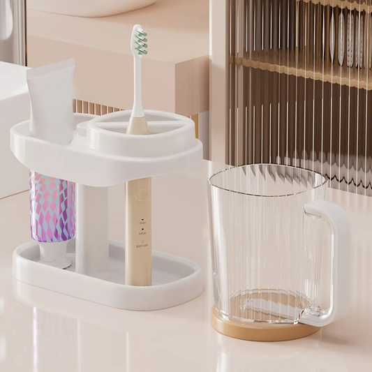 SOPORTE PARA CEPILLOS DE DIENTES Y PASTA