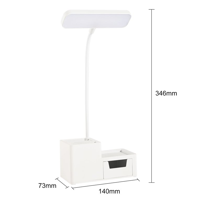 ORGANIZADOR DE ESCRITORIO CON LÁMPARA LED