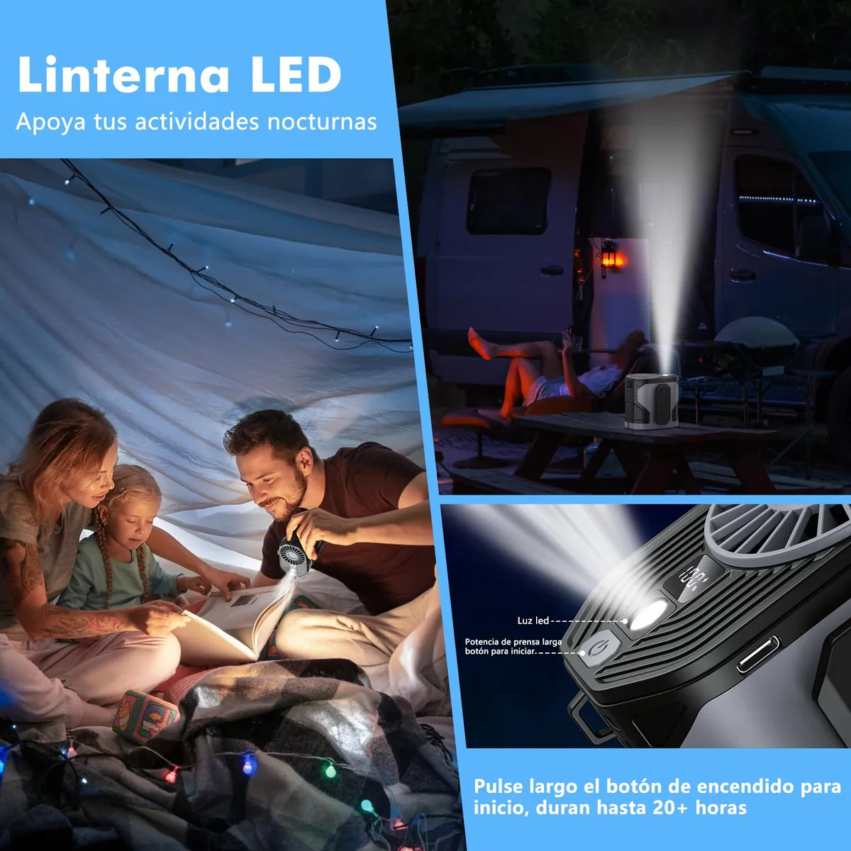 VENTILADOR PORTÁTIL 3000 MAH