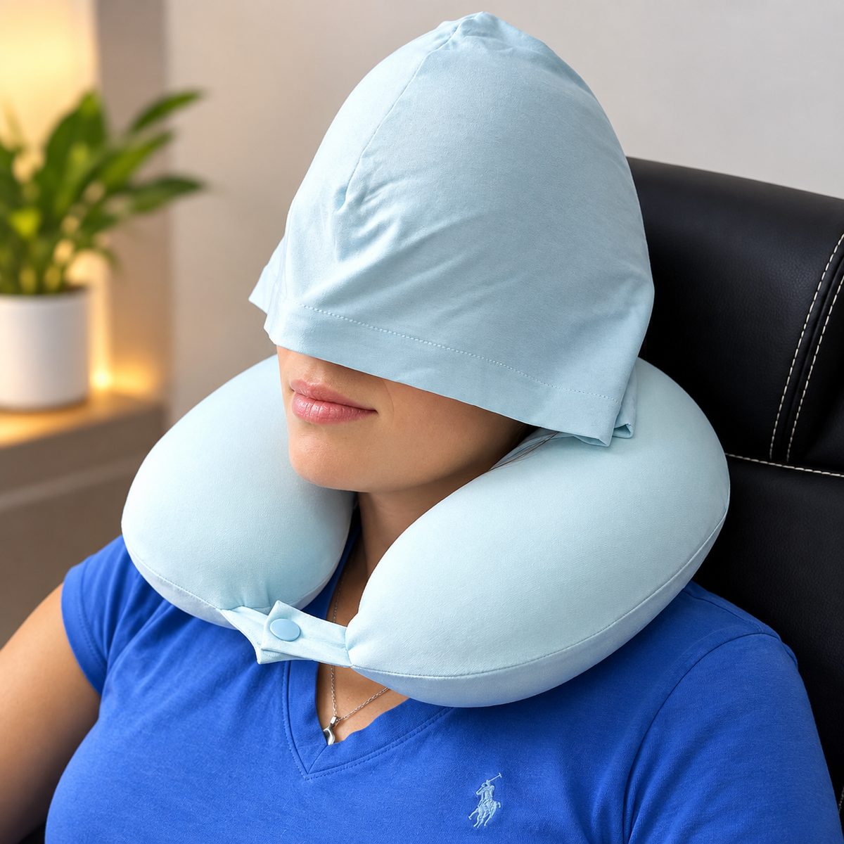 ALMOHADA PARA EL CUELLO CON CAPUCHA