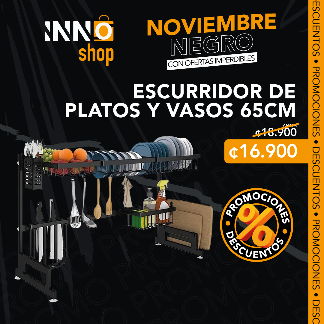 ESCURRIDOR DE PLATOS Y VASOS 65CM - OFERTA DE NOVIEMBRE