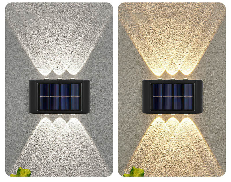 2 UNDS DE LAMPARAS SOLARES BIDIRECIONAL DE 12 LUCES