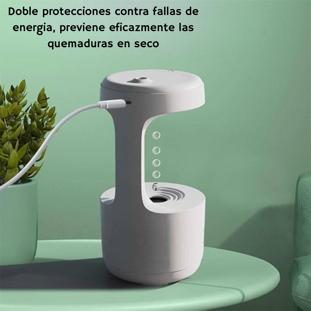 HUMIDIFICADOR CON DISEÑO CONTRACORRIENTE DE GOTA DE AGUA