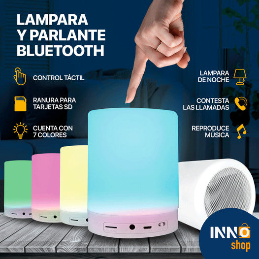 LÁMPARA TÁCTIL CON ALTAVOZ