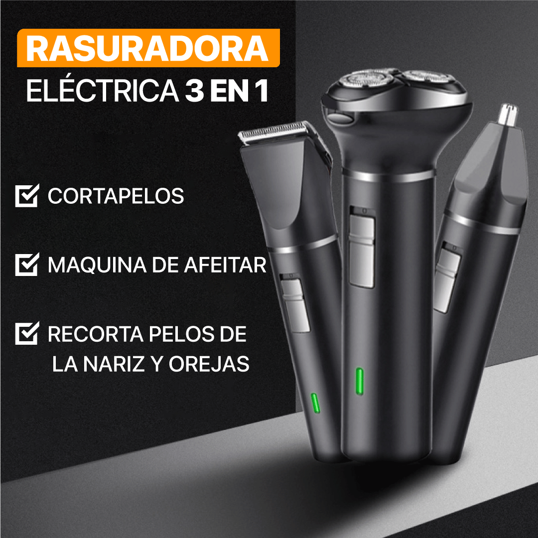 RASURADORA 3 EN 1 PARA HOMBRE